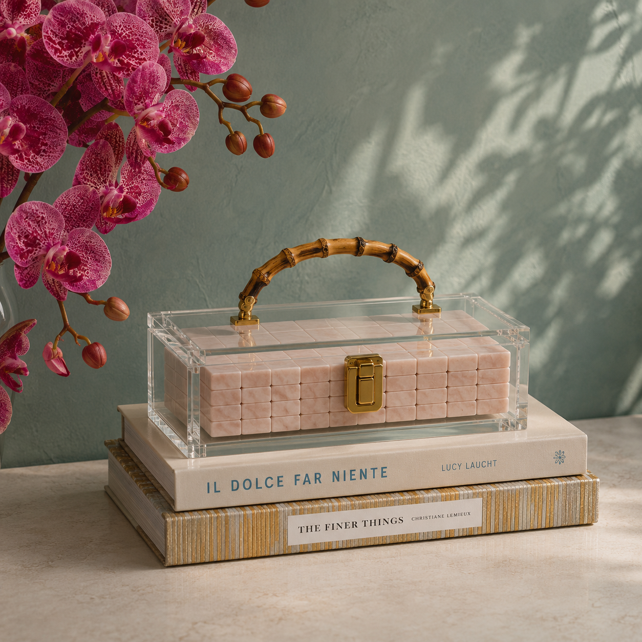 Tradewind Mahjong Tile Set - Petal Pink