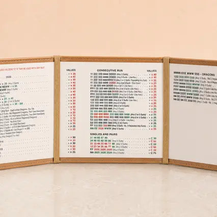 Vista Folio — Mahjong Card Holder Petal