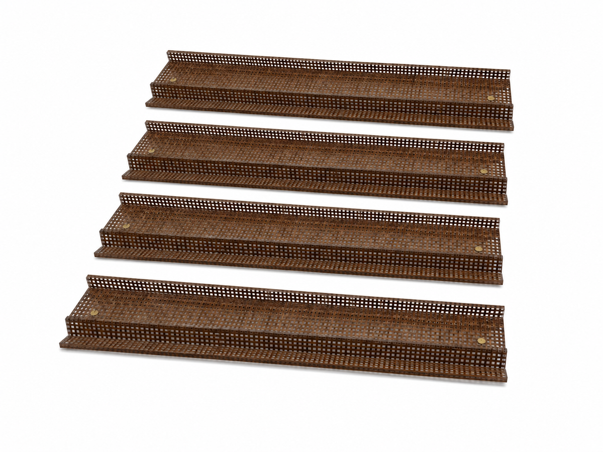 Tala Mahj Chocolate Horizon rack with straight edge pusher