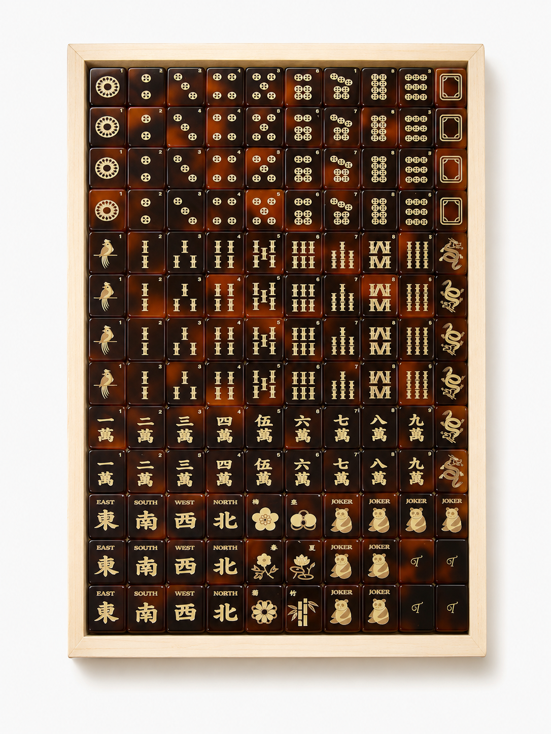 Tradewind Mahjong Tile Set -  Tortoise