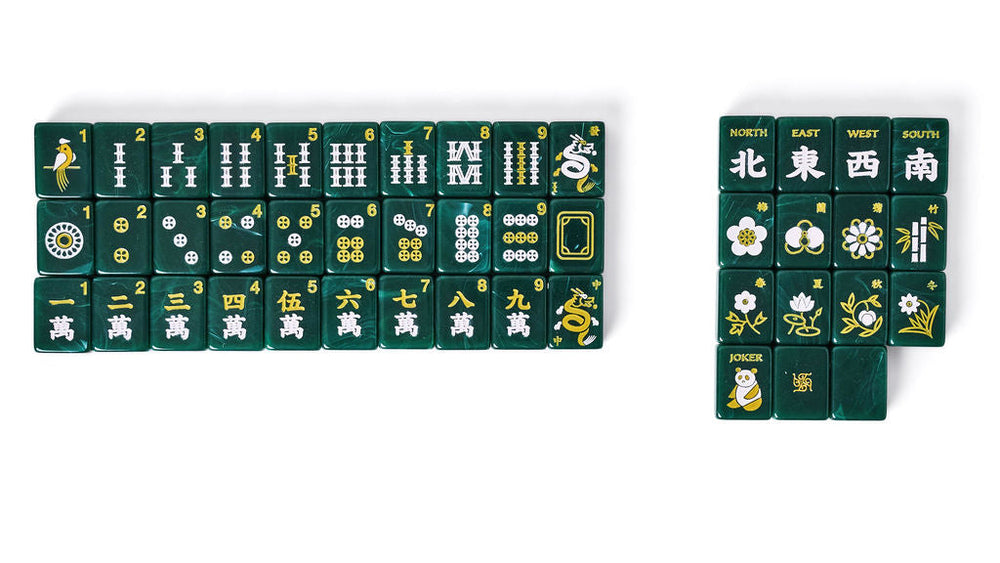Tala Mahj Tradewind Emerald Jade Mahjong Tiles