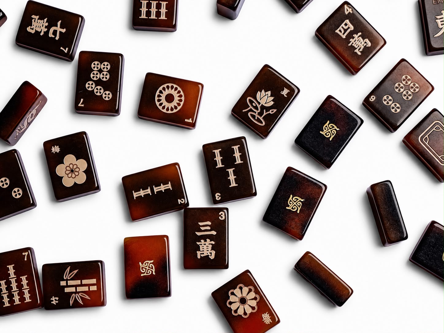 Tradewind Mahjong Tile Set -  Tortoise